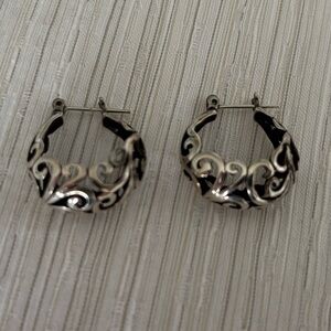 Silver Hoop Earrings